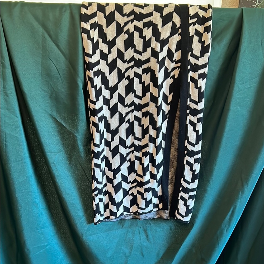 Future Collective Black and White Knit Pants